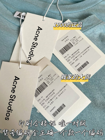 Timo / Acne Studios 26SS New Short Sleeve T-shirt