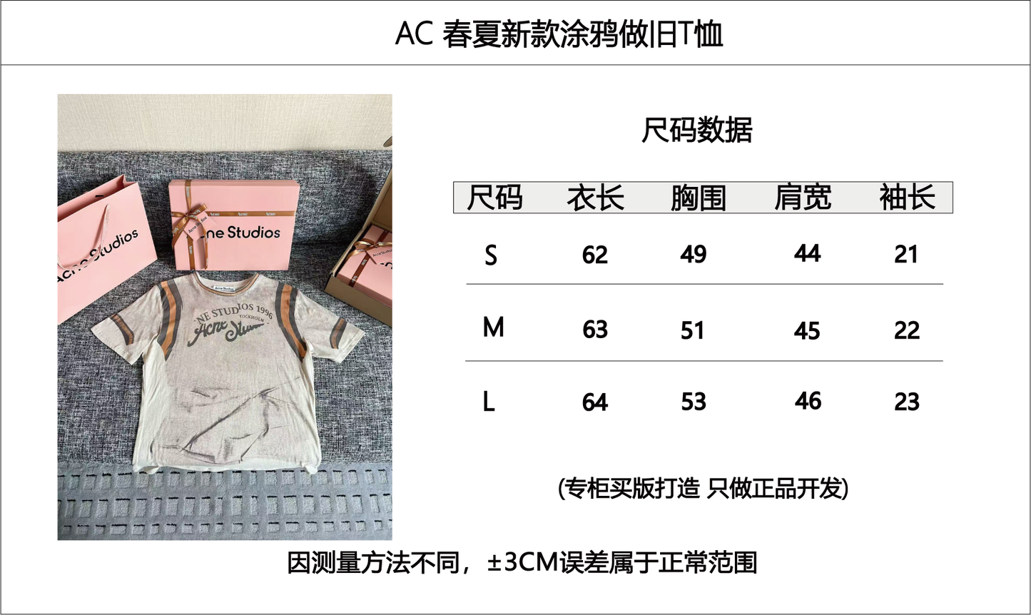 Timo / Acne Studios 26 S/S New Short Sleeve T-shirt