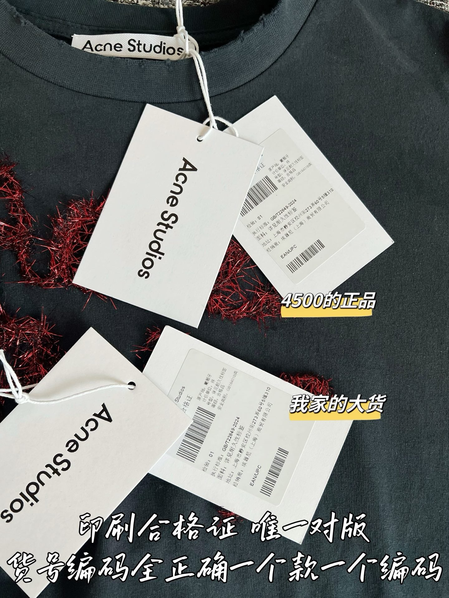 Timo / Acne Studios 26 S/S New Short-sleeved T-shirt