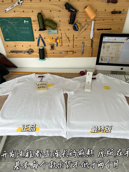 Timo / Gucci Double G Flocking Short-Sleeve T-Shirt