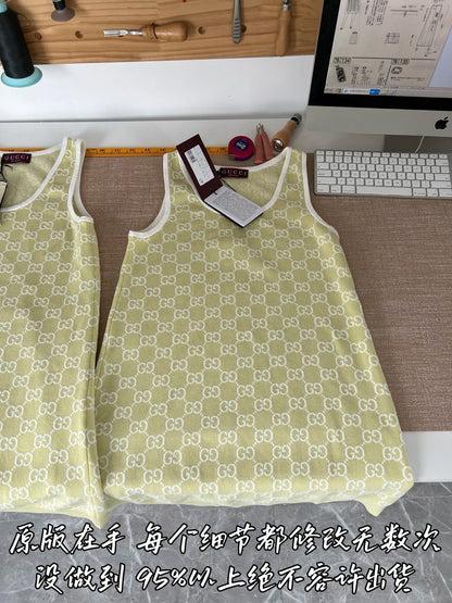 Timo / Gucci Jacquard Vest Dress
