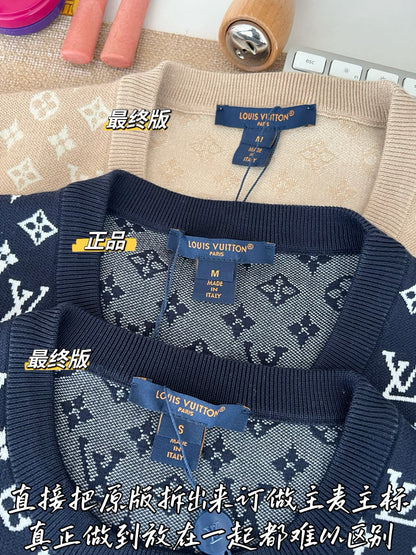 Timo / Louis Vuitton Monogram Knit Short-Sleeve T-Shirt