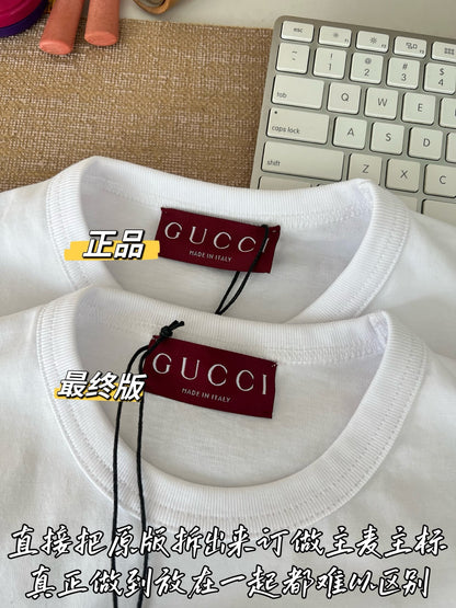 Timo / Gucci Double G Flocked Short-Sleeve T-Shirt
