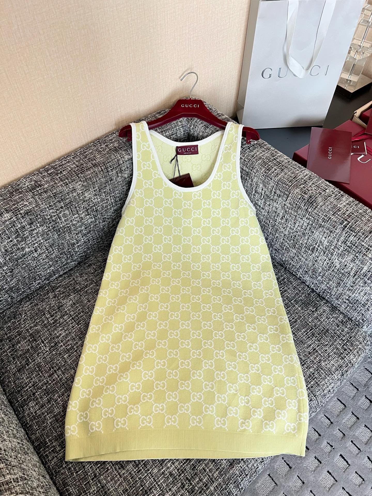 Timo / Gucci GG Jacquard Vest Dress