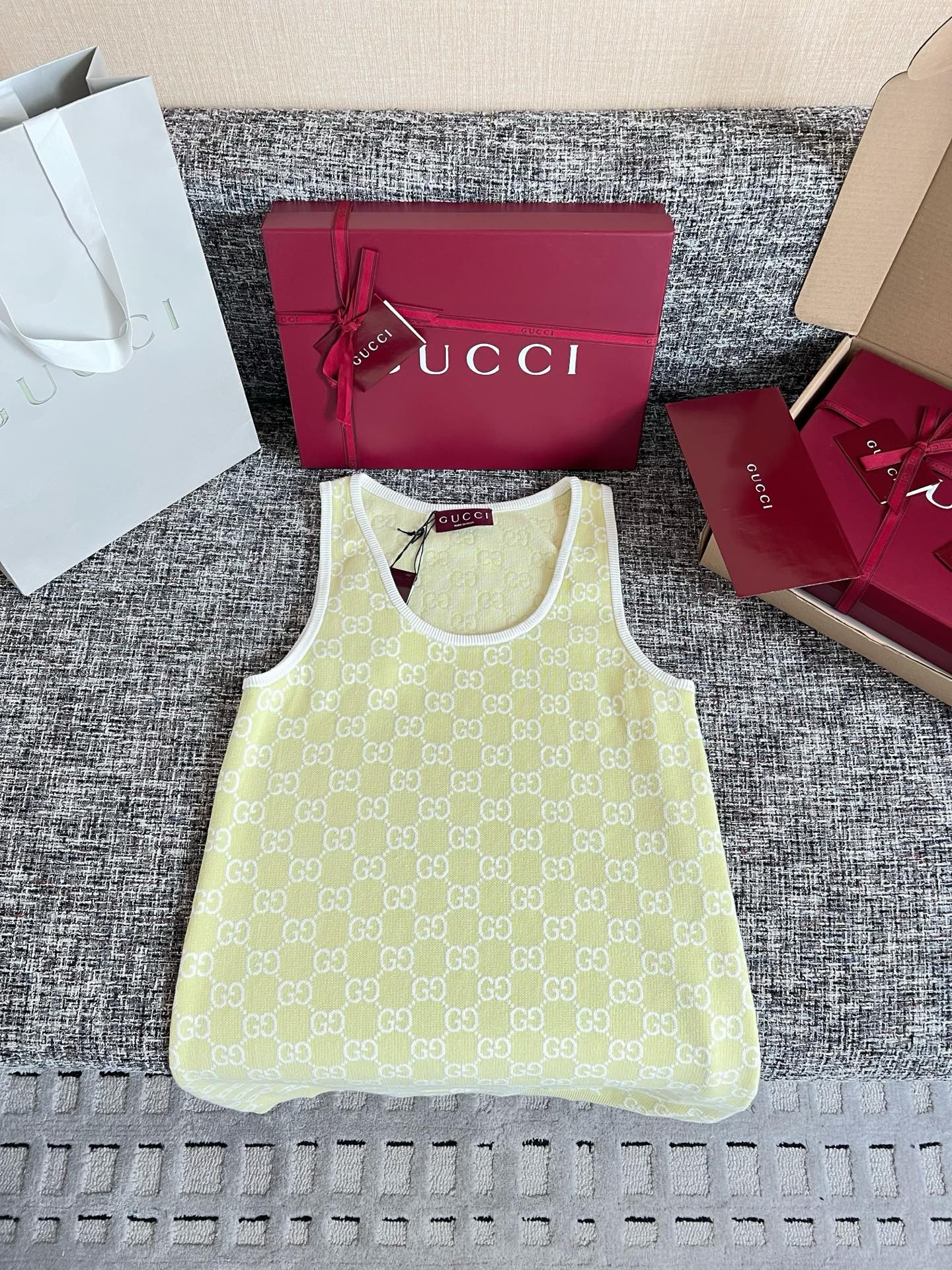 Timo / Gucci GG Jacquard Vest Dress