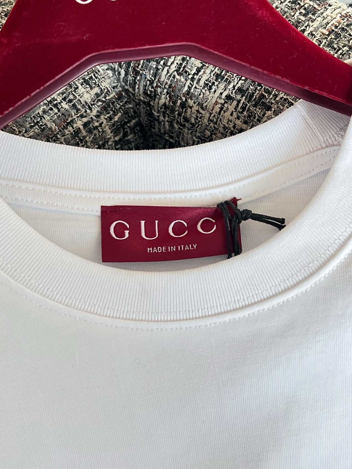 Timo / Gucci Double G Flocking Short-Sleeve T-Shirt
