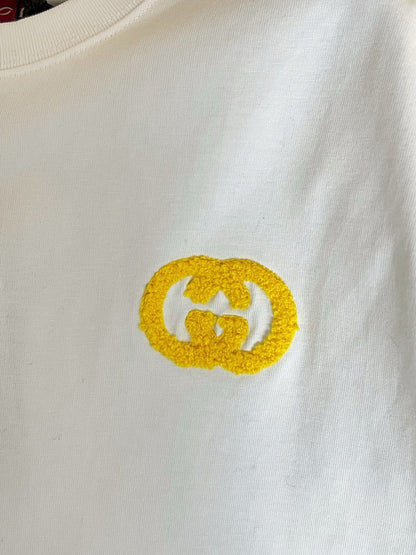 Timo / Gucci Double G Flocking Short-Sleeve T-Shirt
