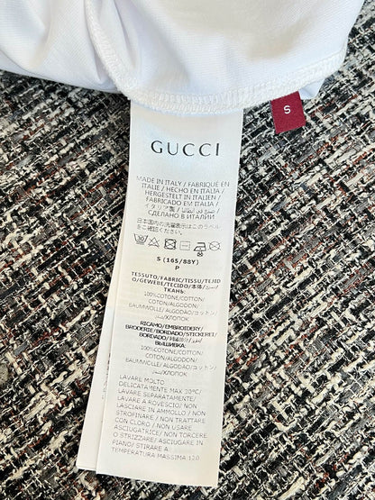 Timo / Gucci Double G Flocking Short-Sleeve T-Shirt