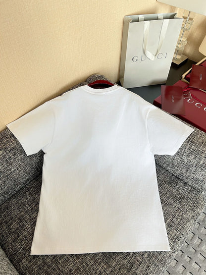 Timo / Gucci Double G Flocking Short-Sleeve T-Shirt