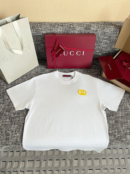 Timo / Gucci Double G Flocking Short-Sleeve T-Shirt