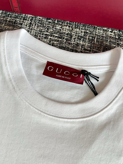 Timo / Gucci Double G Flocking Short-Sleeve T-Shirt