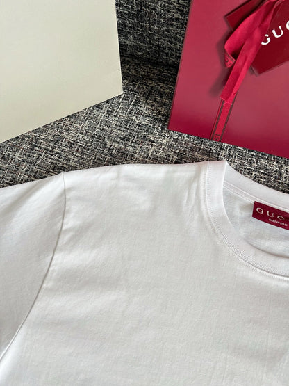 Timo / Gucci Double G Flocking Short-Sleeve T-Shirt
