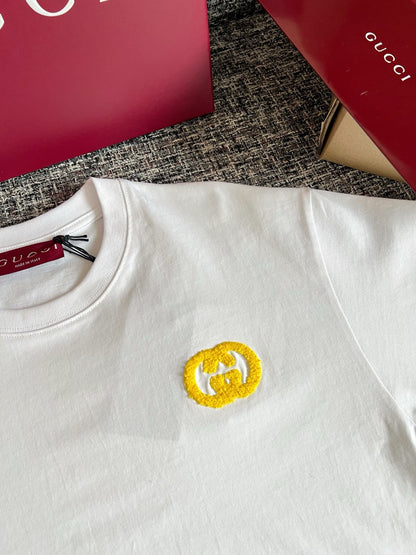 Timo / Gucci Double G Flocking Short-Sleeve T-Shirt