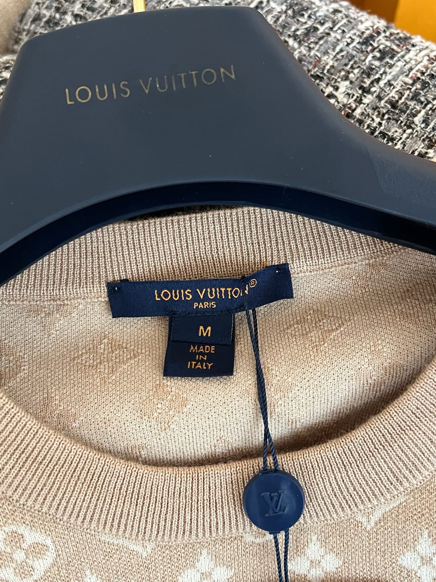 Timo / Louis Vuitton Monogram Knitted Short-Sleeved T-Shirt