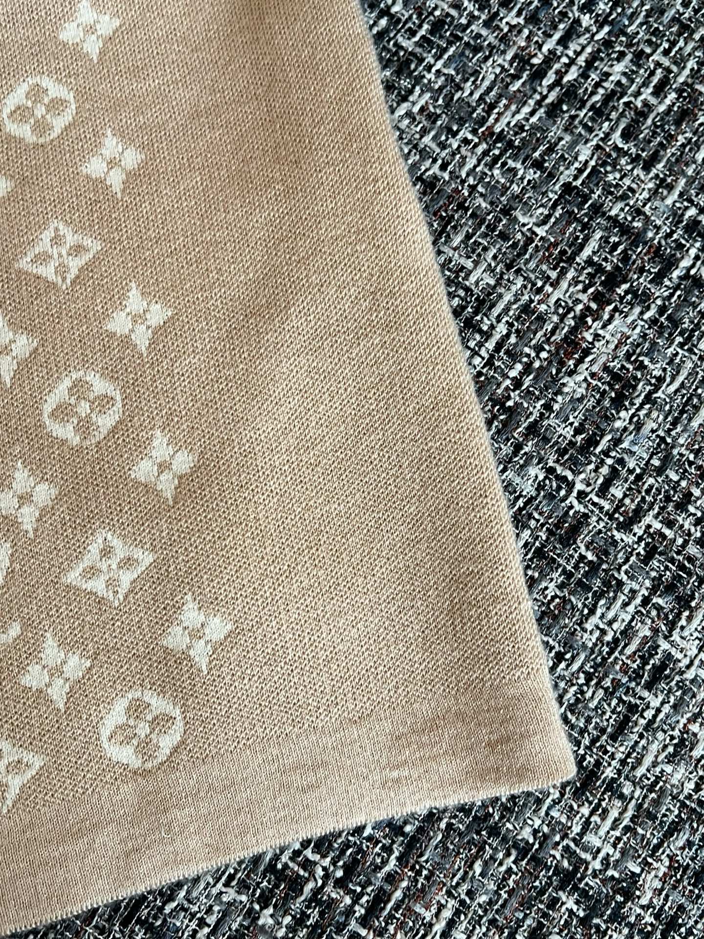 Timo / Louis Vuitton Monogram Knitted Short-Sleeved T-Shirt
