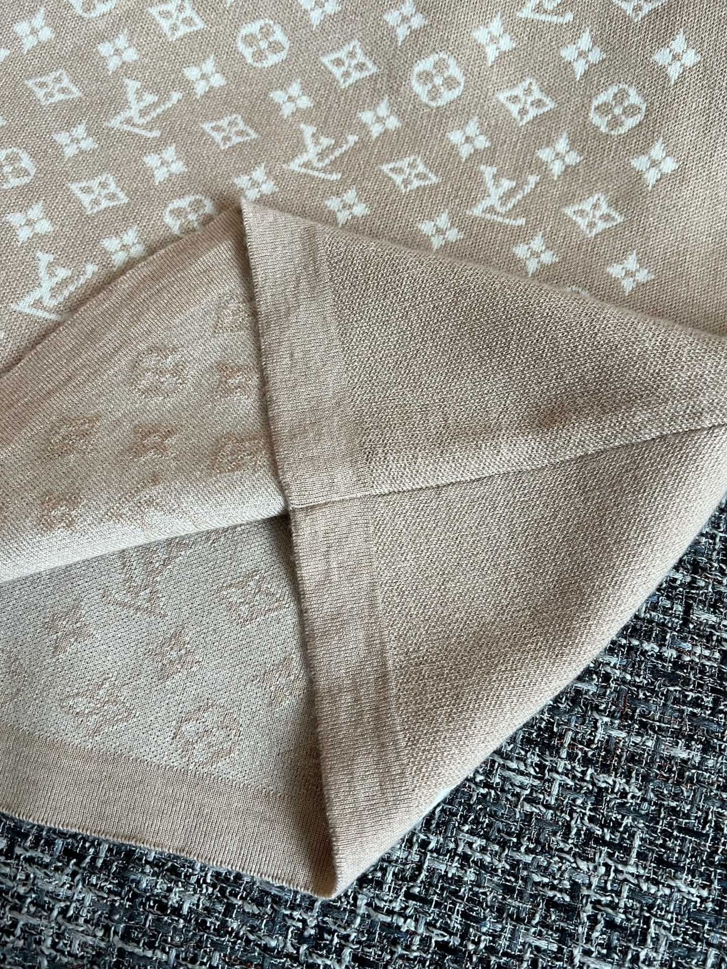 Timo / Louis Vuitton Monogram Knitted Short-Sleeved T-Shirt