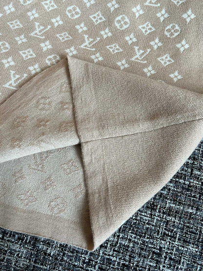 Timo / Louis Vuitton Monogram Knitted Short-Sleeved T-Shirt