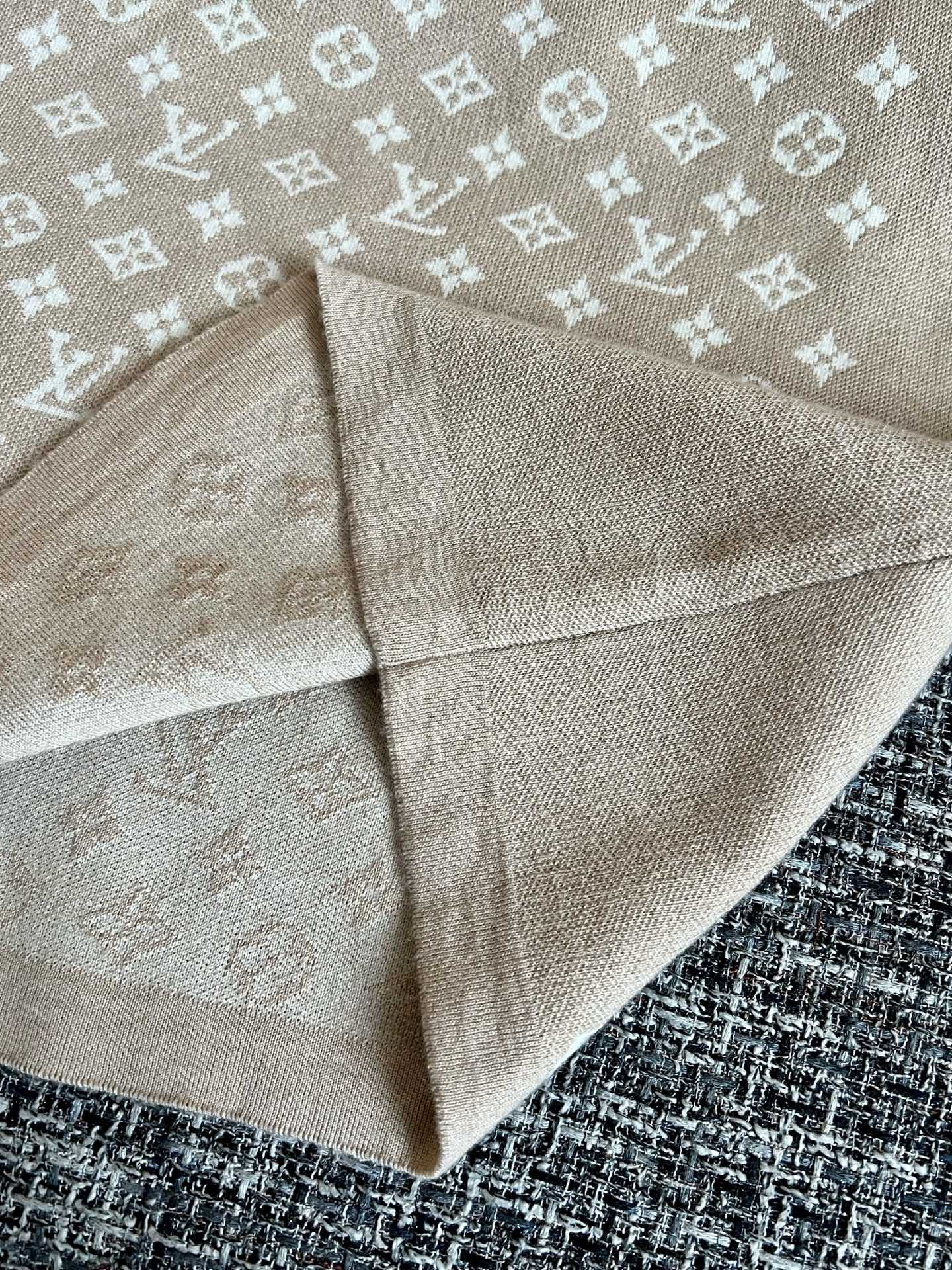 Timo / Louis Vuitton Monogram Knitted Short-Sleeved T-Shirt