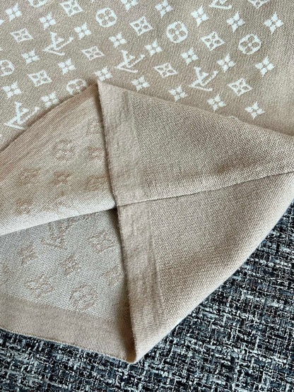 Timo / Louis Vuitton Monogram Knitted Short-Sleeved T-Shirt