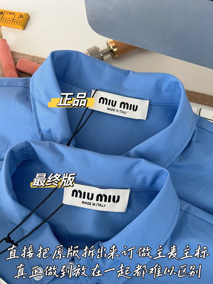 티모 / 미우미우 빅 포켓 셔츠 원피스