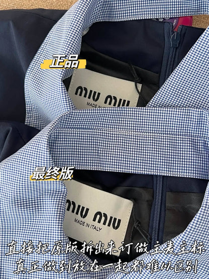 티모 / 미우미우 투톤 칼라 원피스