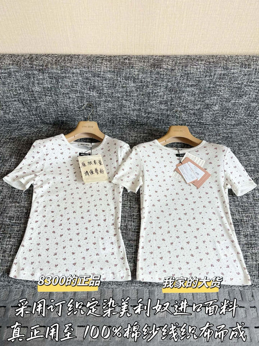 Timo / Miu Miu 26SS 봄여름 신상 반팔 티셔츠