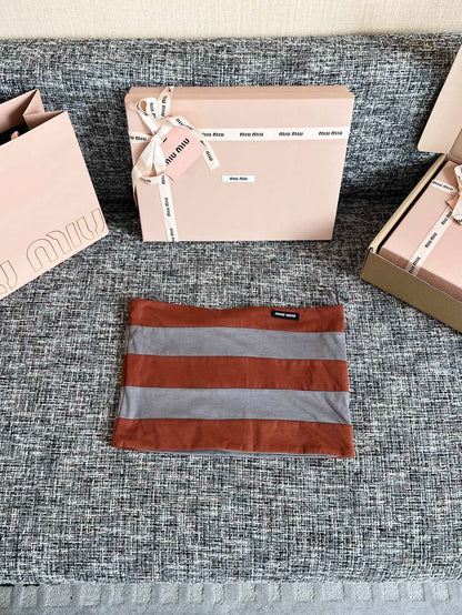 Timo / Miu Miu Stripe Bralette Cami Top