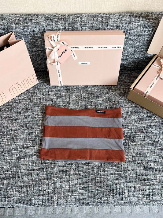 Timo / Miu Miu Stripe Bralette Cami Top
