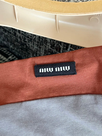 Timo / Miu Miu Stripe Bralette Cami Top