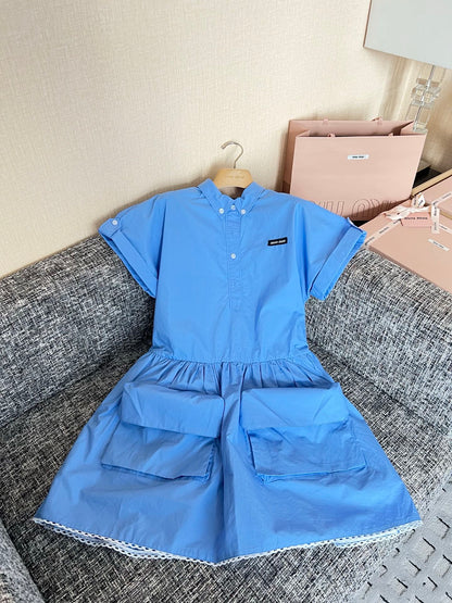 Timo / Miu Miu Big Pocket Shirt Dress