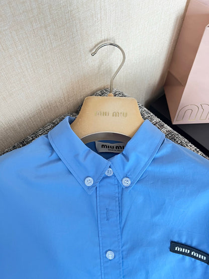 Timo / Miu Miu Big Pocket Shirt Dress