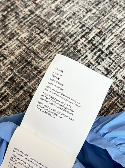 Timo / Miu Miu Blue Mini Skirt with Large Pockets