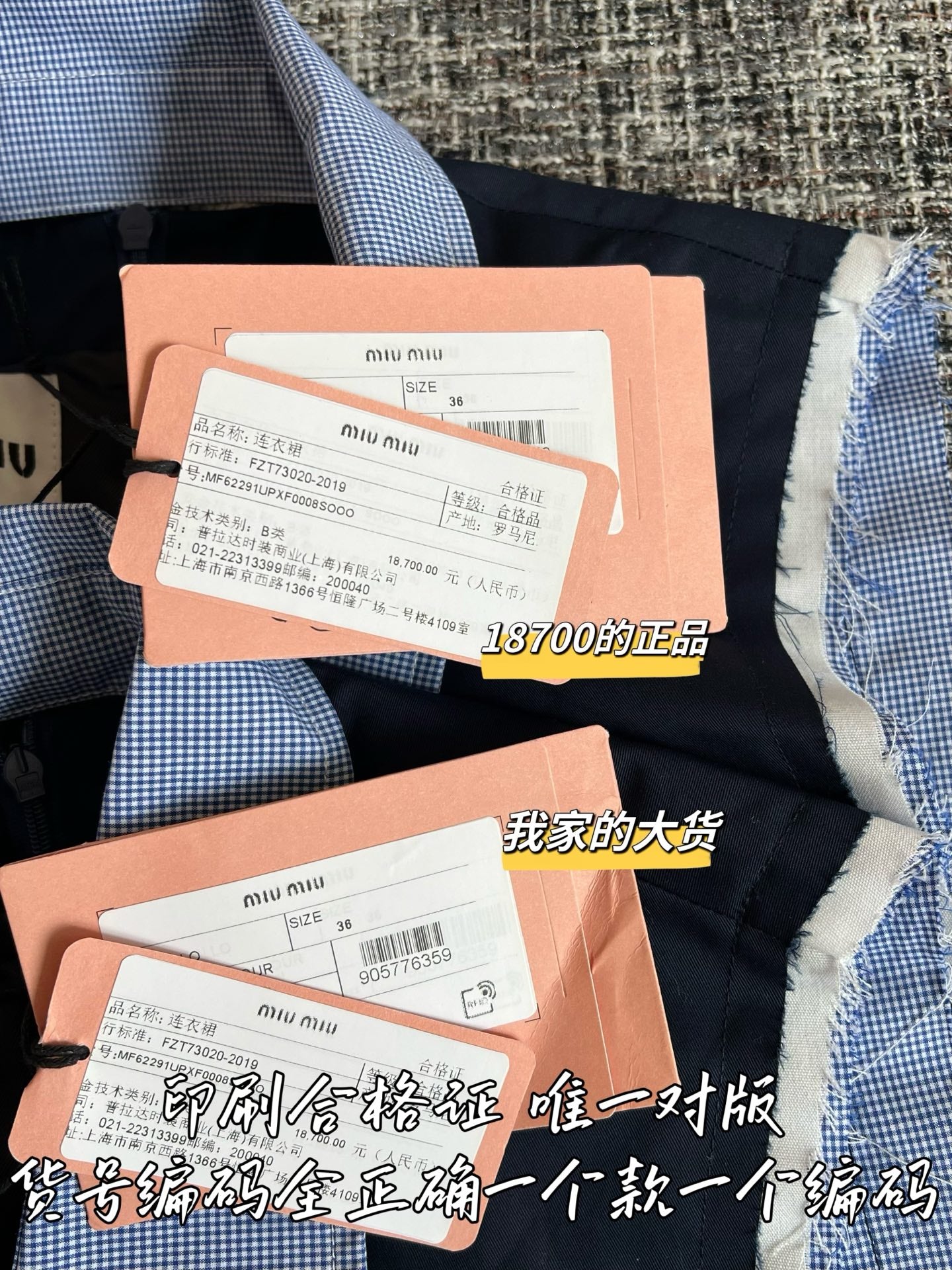 Timo / MIUMIU Two-tone Collar Dress
