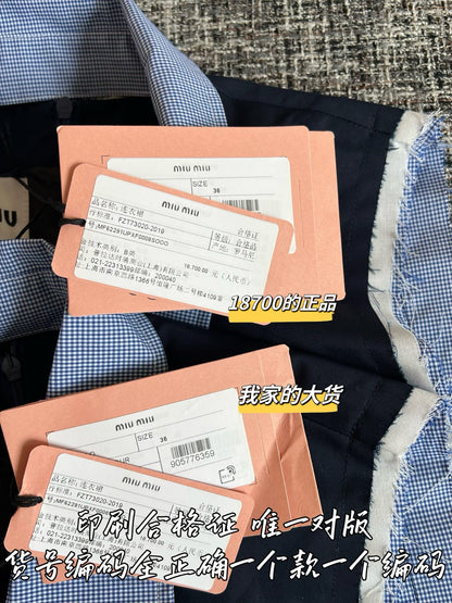 Timo / MIUMIU Two-tone Collar Dress