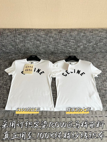 Timo / Celine 26SS Spring/Summer New Short-Sleeved T-Shirt