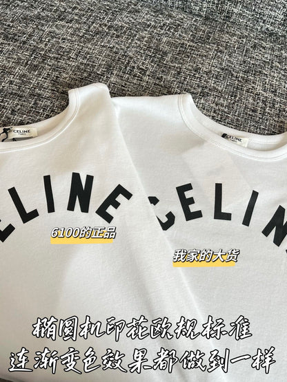 Timo / Celine 26SS Spring/Summer New Short-Sleeved T-Shirt