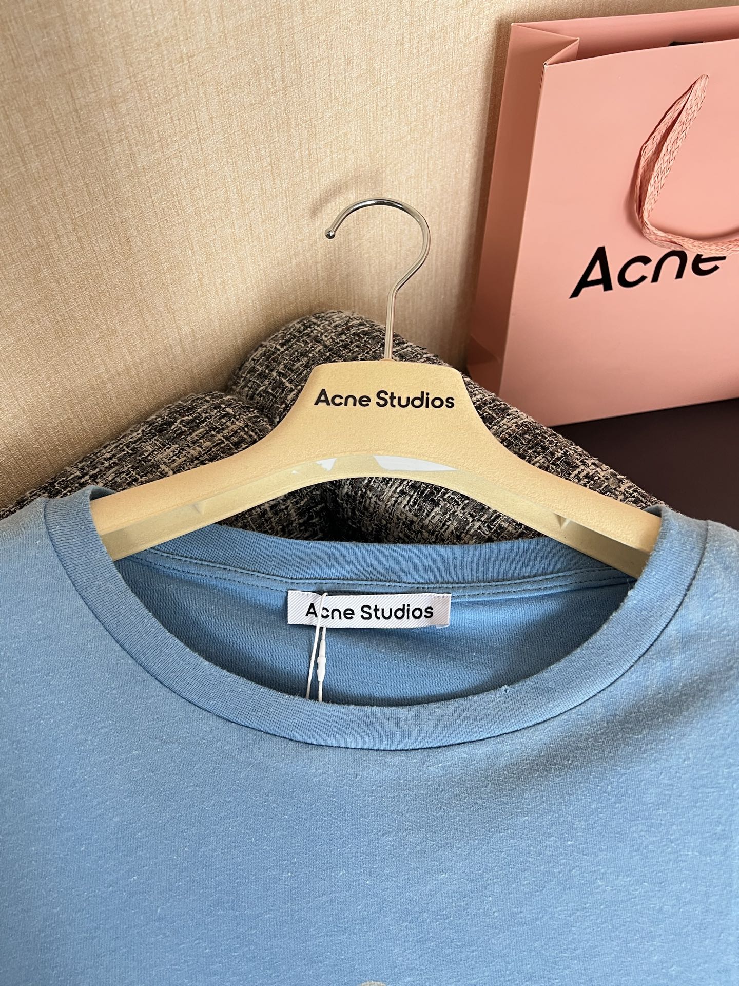Timo / Acne Studios Lettering Print Short-Sleeved T-Shirt