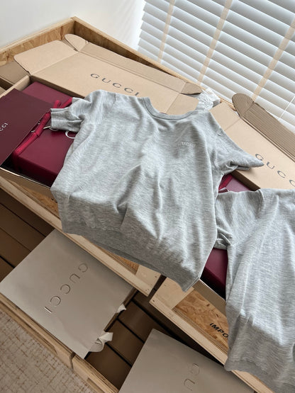 TMO / Gucci Mini Lettering Short-Sleeved Knit