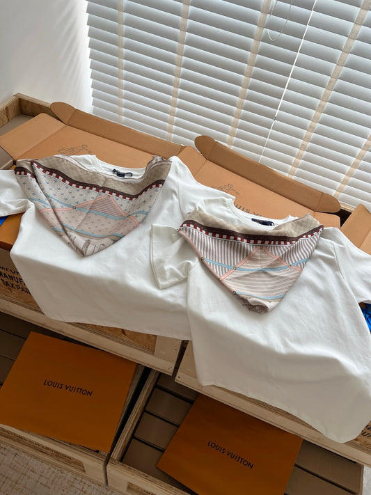 Timo / Louis Vuitton Scarf Print Short-Sleeved Shirt