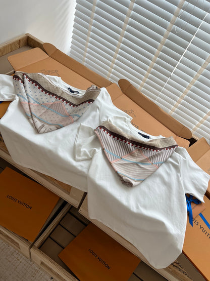 Timo / Louis Vuitton Scarf Print Short-Sleeved Shirt