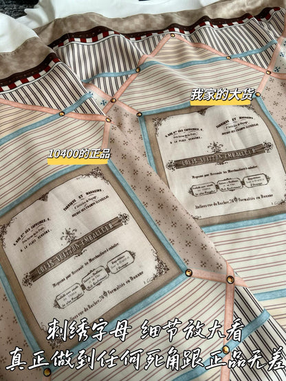 Teemo / Louis Vuitton 26SS Scarf Combination Short Sleeve