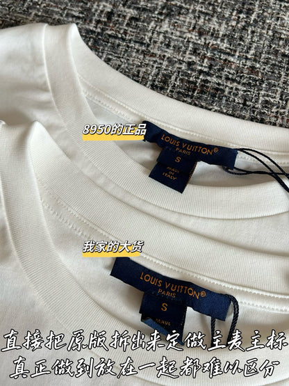 Timo / Louis Vuitton 26SS Scarf Combination Short-Sleeved Shirt