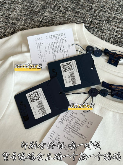 Timo / Louis Vuitton 26SS Scarf Combination Short-Sleeved Shirt
