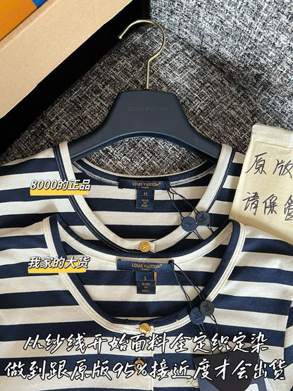 Timo / Louis Vuitton 26SS New Stripe Short-sleeved T-shirt