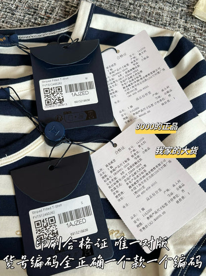 Timo / Louis Vuitton 26SS New Stripe Short-sleeved T-shirt