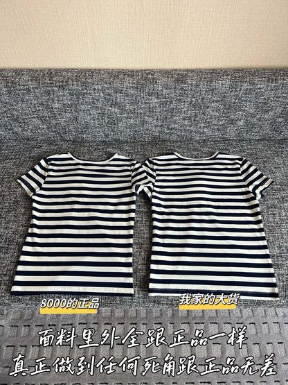 Timo / Louis Vuitton 26SS New Stripe Short-sleeved T-shirt