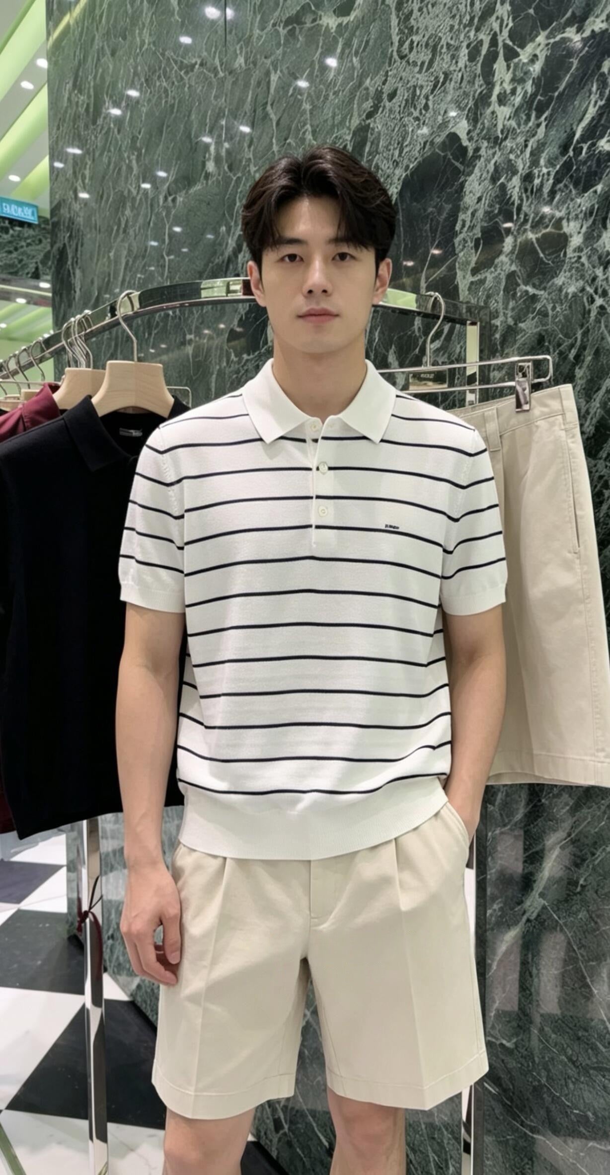 V-Factory / Prada Knit Short-Sleeved T-Shirt