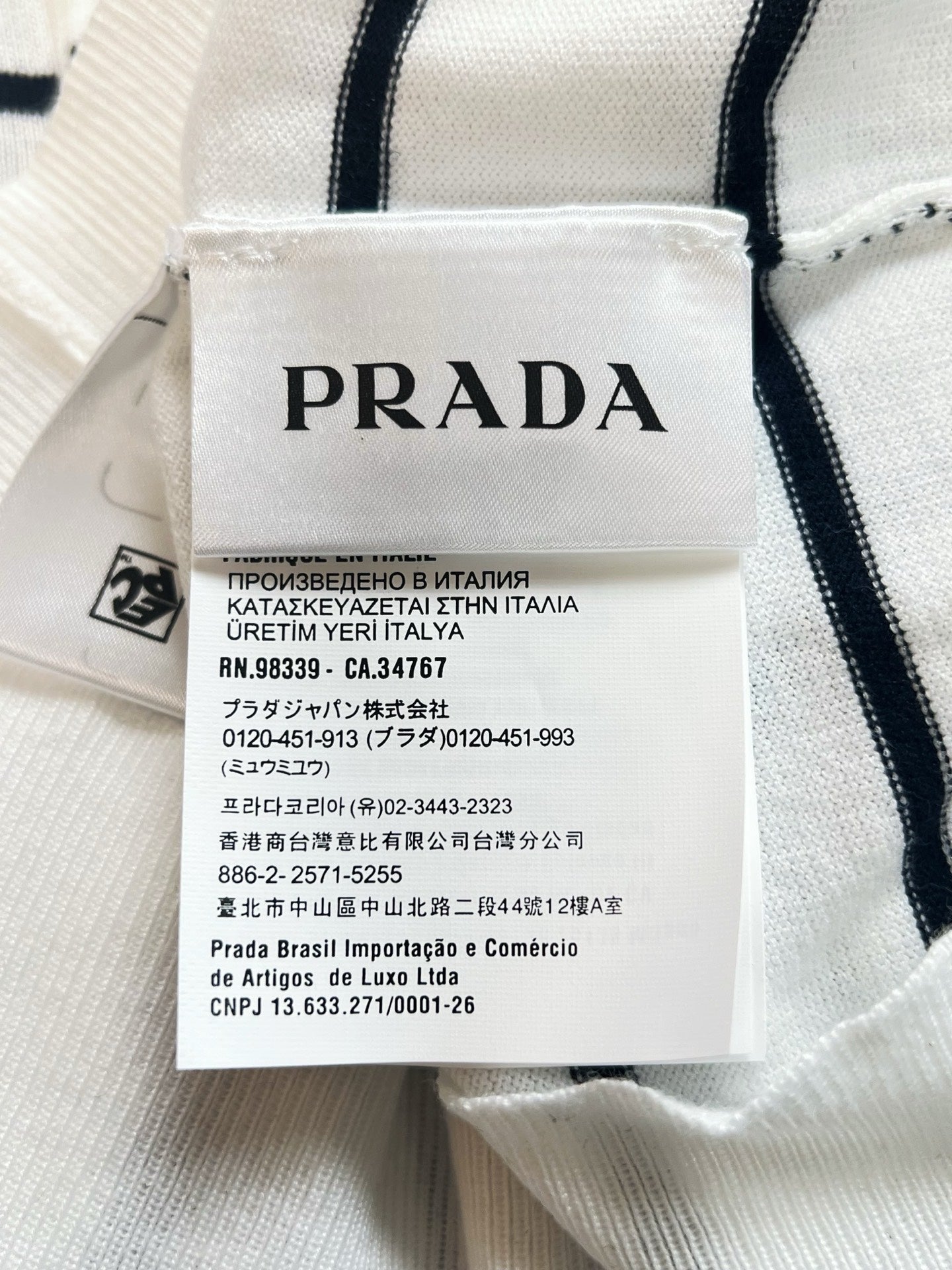 V-Factory / Prada Knit Short-Sleeved T-Shirt
