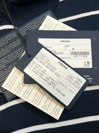 V공장 / 프라다 니트 반팔 티셔츠