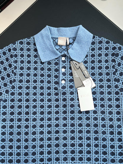 V Factory / Dior Knit Short-Sleeved Shirt